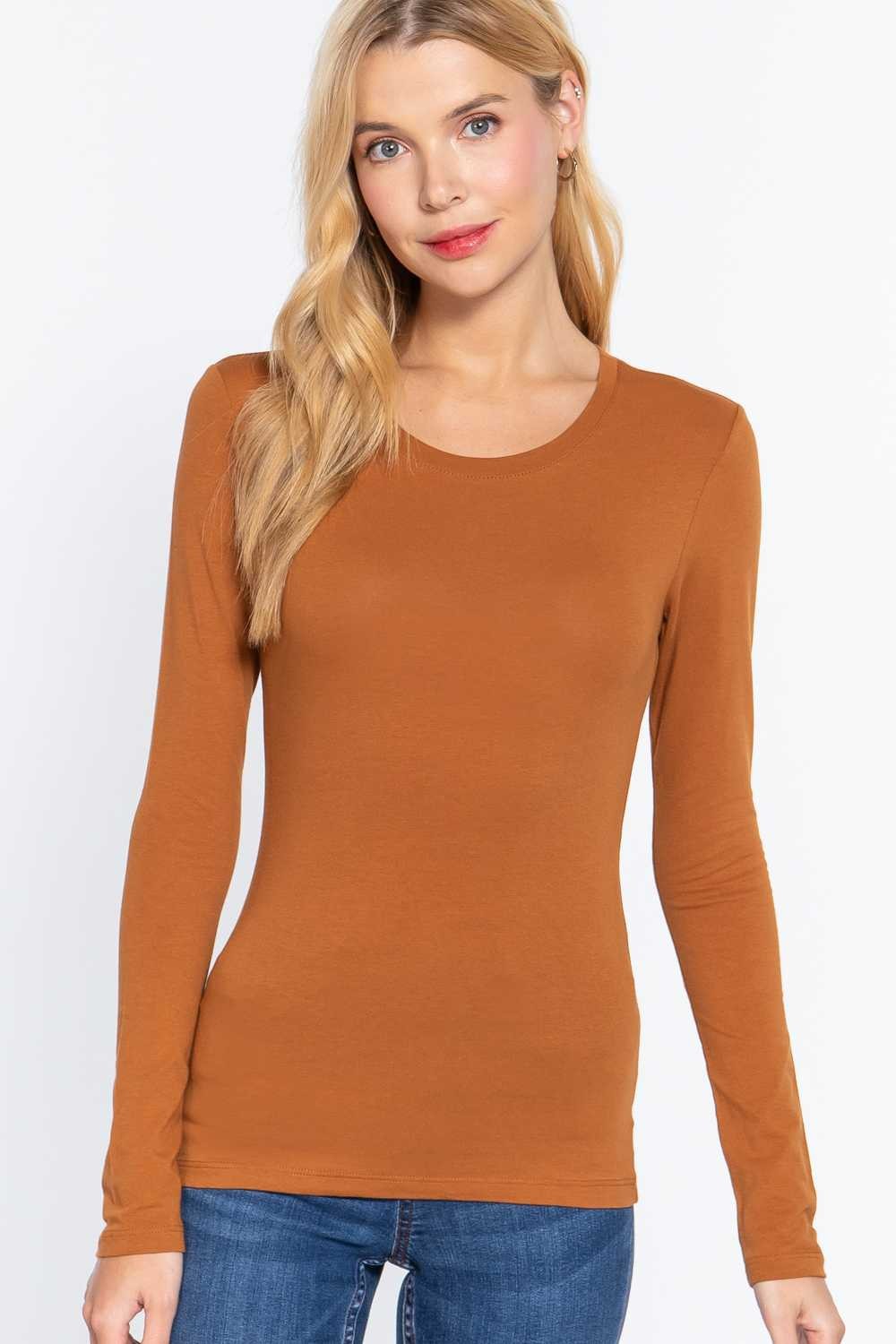 Basic Long Sleeves The Cotton Tree Boutique