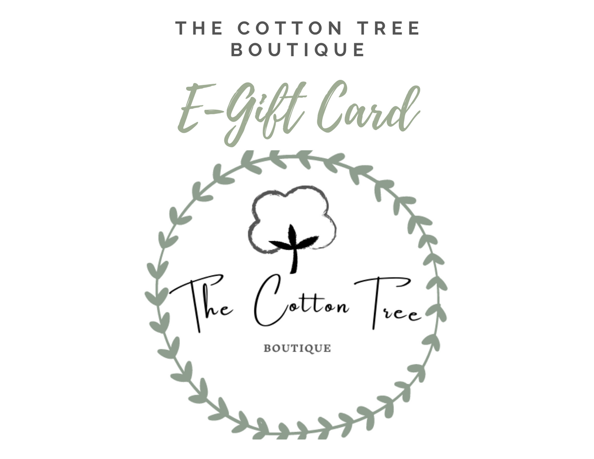 Gift card 10$ - 100$– The Cotton Tree Boutique